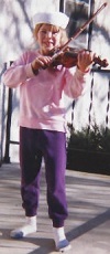 Picture of violinist